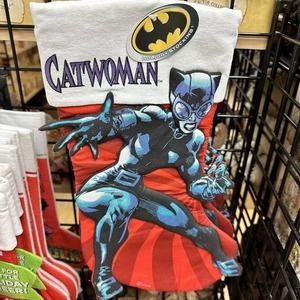 Catwoman Christmas Stocking DC Comics Warner Brothers New With Tag Kurt Adler